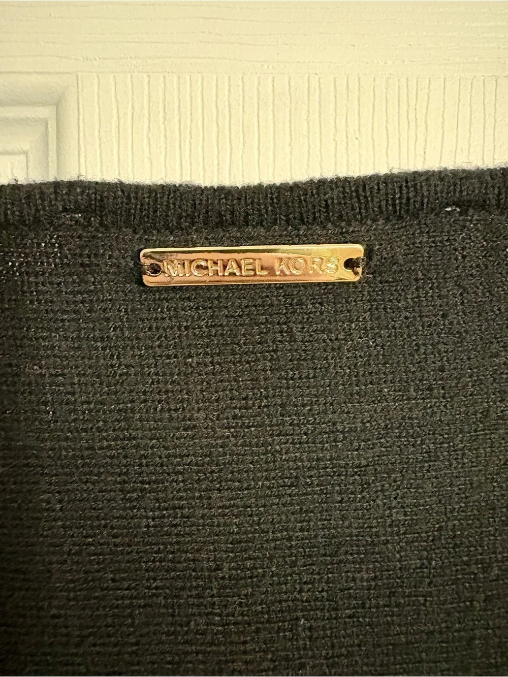 Michael Kors long-sleeve knit sweater